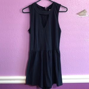Keyhole Neck Romper w/ Pockets